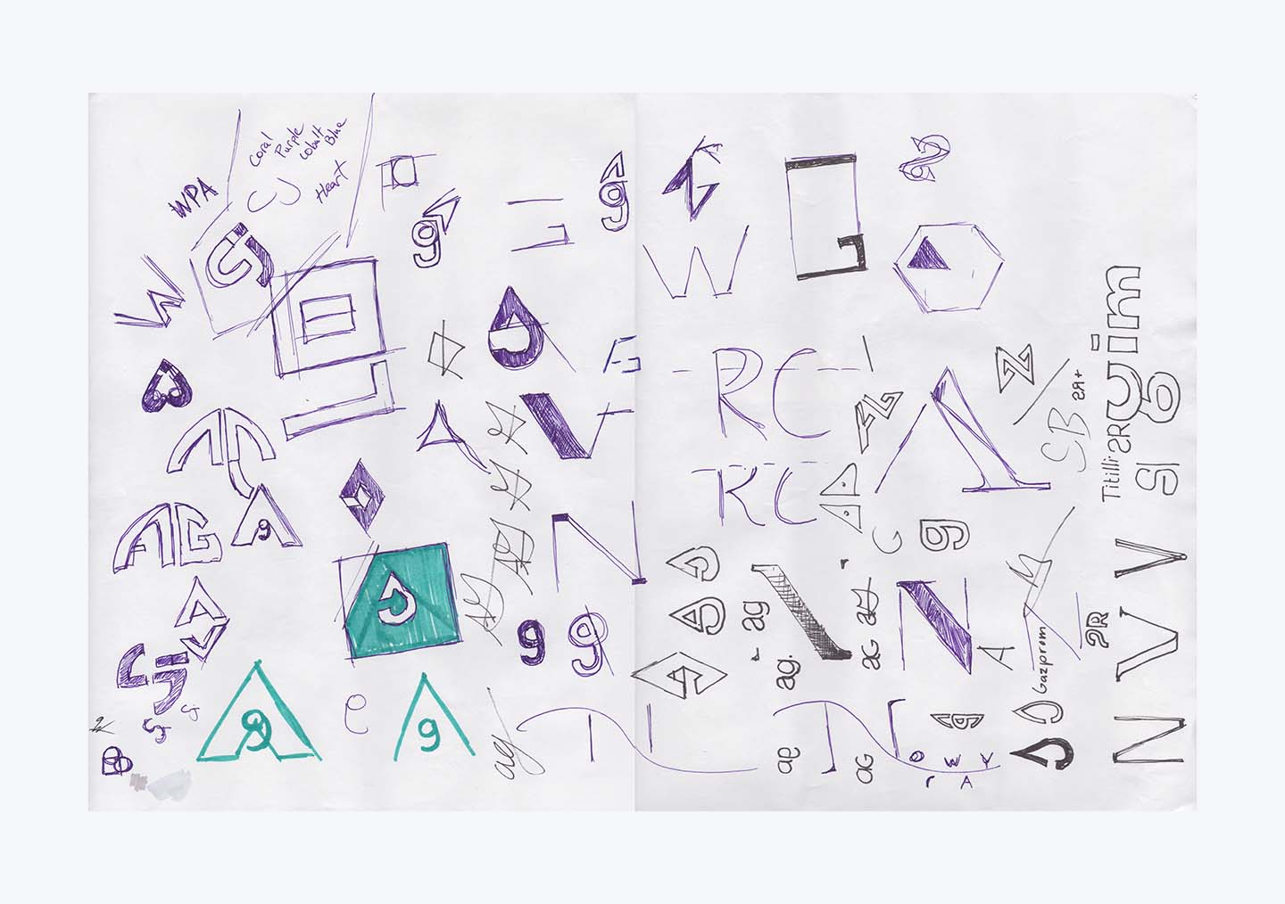 AG Logomark Sketches